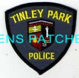 ILLINOIS,TINLEY PARK POLICE HAT PATCH 1_wm